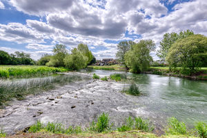 Distant view over river & land- click for photo gallery
